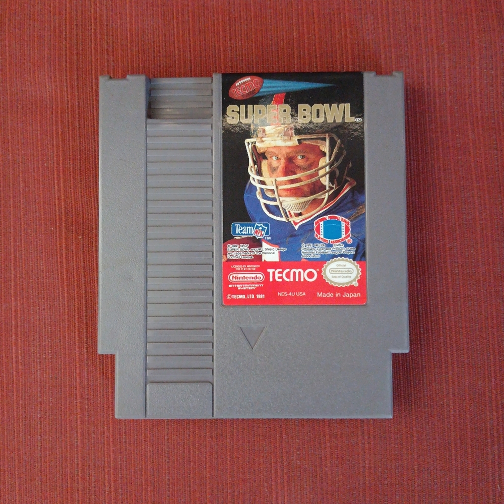 Nes Super Tecmo Bowl Nintendo Game